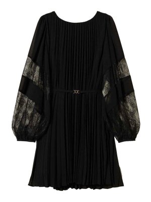 TWINSET: Vestidos media pierna - Vestido Midi - Negro