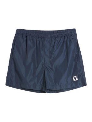 VALENTINO: Shorts - Shorts - Azul