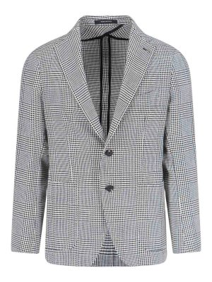 TAGLIATORE: blazers - Pier de Poule single -breasted blazer
