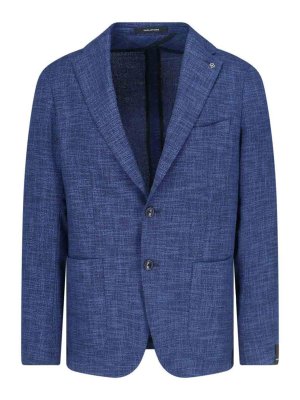TAGLIATORE: Blazer - Blazer - Azul