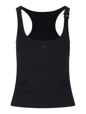Courreges: Tops und Tank Tops - Top - Schwarz