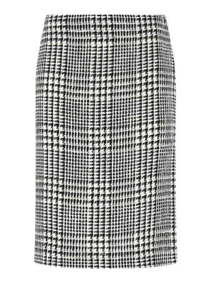 Gianluca Capannolo: gonne al ginocchio  e longuette - Gonna Midi Pied De Poule