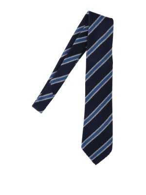 CESARE ATTOLINI NAPOLI: Corbatas y pajaritas - Corbata - Azul