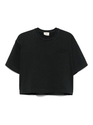 The Attico Light Jersey T-Shirt - Black | 250WCT00350JJJ025AA100