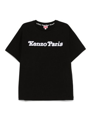 KENZO: t-shirts - X Verdy Flocked-Logo T-Shirt