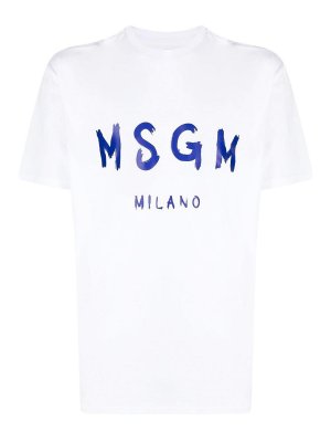 m.s.g.m.: T-shirts - T-Shirt - Weiß