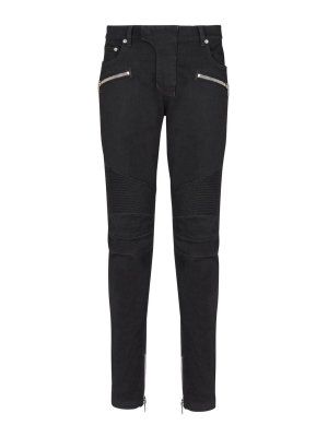 Balmain: jeans bootcut - Jeans per motociclisti slim-fit