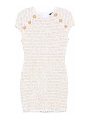 Balmain: short dresses - Tweed Mini Dress