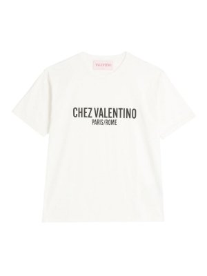 VALENTINO GARAVANI: t-shirts - Chez Valentino Print T-Shirt