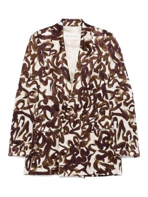 DRIES VAN NOTEN: Vestes de costume - Blazer - Marron