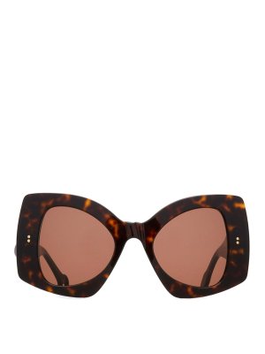 J.W. ANDERSON: Lunettes de soleil - Lunettes De Soleil - Marron