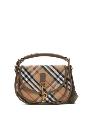 ショルダーバッグ・ポシェット BURBERRY Women Messenger Bags 8104619 BEIGE Burberry plaid Brown Beige Sling Cross-bag | eBay