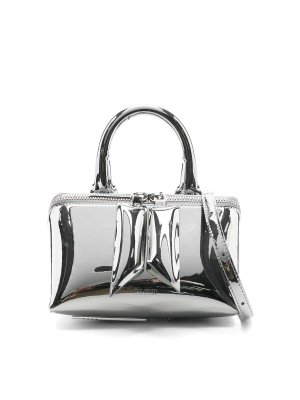 The Attico: Handtaschen - Shopper - Silber