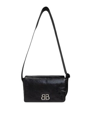 BALENCIAGA: クロスボディバッグ - クロスボディバッグ - 黒