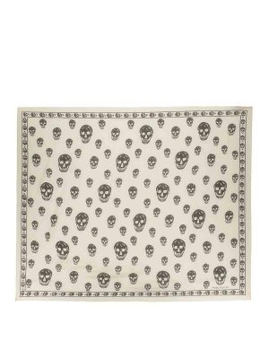 ALEXANDER MCQUEEN: scarves - Skull Scarf