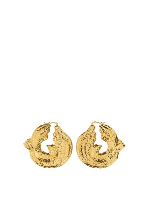 MM6 Maison Margiela Logo Earrings - Silver | SM7VG0057SV0310951