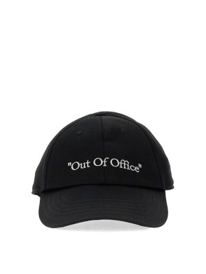 OFF-WHITE: hats & caps - Baseball Hat With Logo