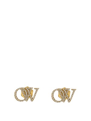 OFF-WHITE: Boucles d'oreille - Boucles D'Oreilles - Or