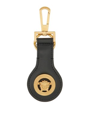 Guidi Knotted keychain - Black - Men