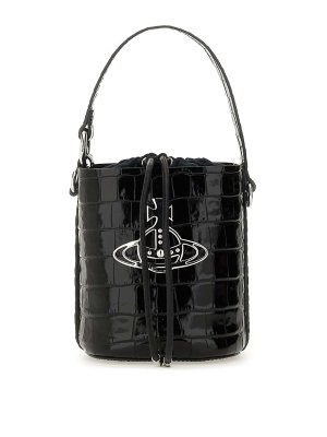 VIVIENNE WESTWOOD: Bolsos Shopping - Bolso Shopping - Negro