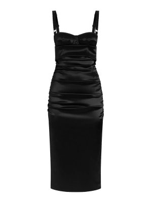 DOLCE & GABBANA: ニーレングスドレス - ショートドレス - 黒