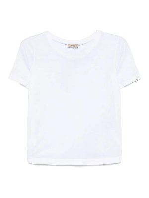 Tシャツ・カットソー ALEXANDER MCQUEEN Women Tops 819193QLAEH9000 White Women's Embroidered Skull T-Shirt in White | McQueen US