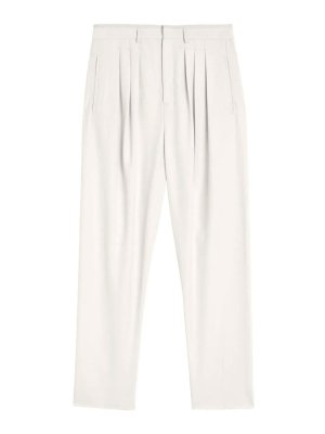 LEMAIRE: Pantalones de sastrerìa - Pantalones De Sastrería - Blanco