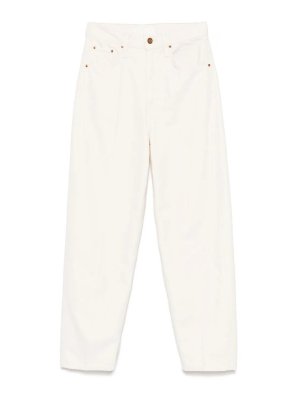 MOTHER: ストレートジーンズ - ストレートジーンズ - 白