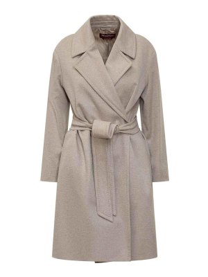 Max Mara Baruffa Coat - Beige - Women | 2421016045600020