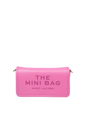 MARC JACOBS: shopper - The Mini Bag In Pelle Colore Rosa