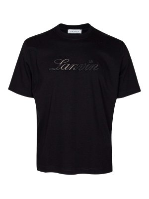 LANVIN: T-shirts - T-Shirt - Schwarz