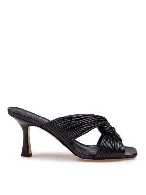 MICHAEL KORS: mules shoes - Alexia mule in black leather
