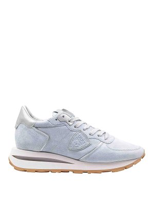 PHILIPPE MODEL: sneakers - Sneakers Tropez In Camoscio Colore Grigio