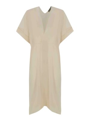 D.EXTERIOR: short coats - Silk Georgette Duster Coat