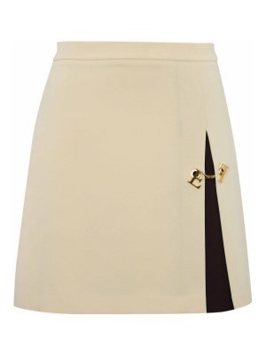 スカート ELISABETTA FRANCHI Woman Skirt Yellow GO040 BZ3 Elisabetta Franchi Outlet: Skirt woman - Yellow | Elisabetta