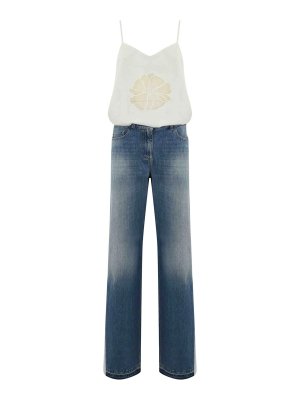 ELISABETTA FRANCHI: Combinaison-pantalons - Combinaison - Bleu