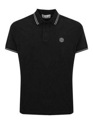 STONE ISLAND: Polos  - Polo - Noir