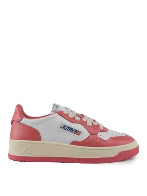 AUTRY: sneakers - Medaglia bassa sneaker in pelle bicolore