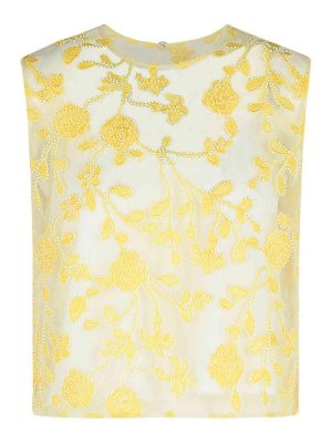 ROTATE Birger Christensen: Tops und Tank Tops - Top - Gelb