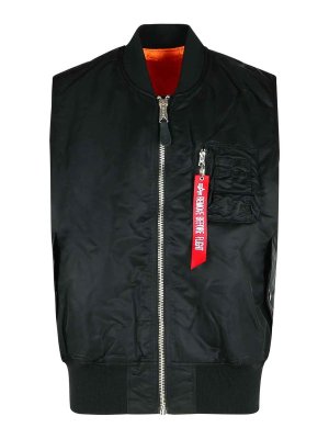 ALPHA INDUSTRIES: ベスト - ベスト - 黒