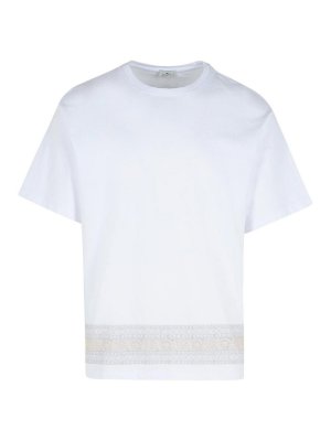 Tシャツ・カットソー SACAI Men T Shirts 03627M101 White Sacai White Cotton T-Shirt - White - Men | 03627M101 | thebs.com