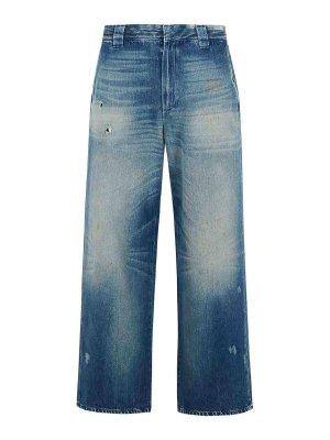 GOLDEN GOOSE: Jeans boot-cut - Jeans Boot-Cut - Azul