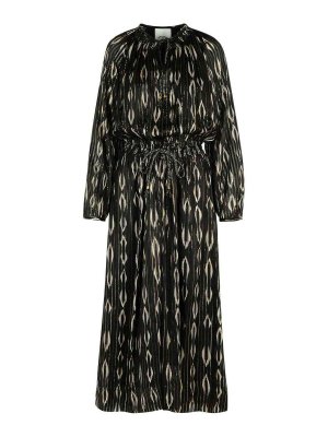 ISABEL MARANT: knee length dresses - Sana Black Silk Dress