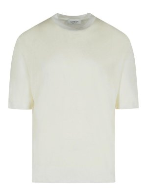 LANEUS: maglia collo rotondo - Maglione in cotone crema