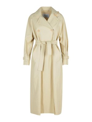 Max Mara Studio Farnese Trench Coat In Suede | 2516471011600000