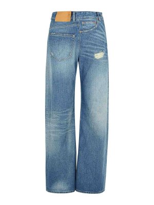 MM6 MAISON MARGIELA: Bootcut - Bootcut Jeans - Blau