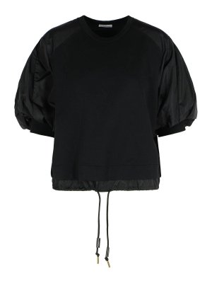 Tシャツ・カットソー BURBERRY Woman T-Shirt Black 8109187 Burberry logo-print Cotton T-shirt | Black | FARFETCH