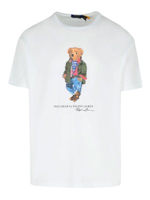 POLO RALPH LAUREN: t-shirt - T-shirt di cotone bianco