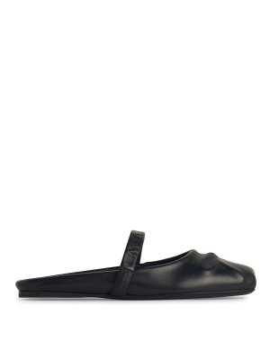 Marni: mules shoes - Black Leather mules