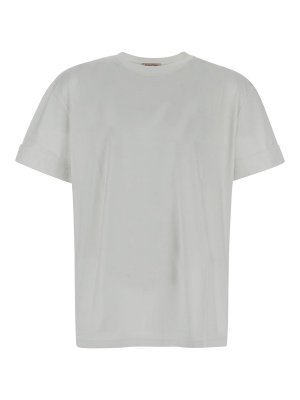 Tシャツ・カットソー SACAI Men T Shirts 03627M101 White Sacai White Cotton T-Shirt - White - Men | 03627M101 | thebs.com